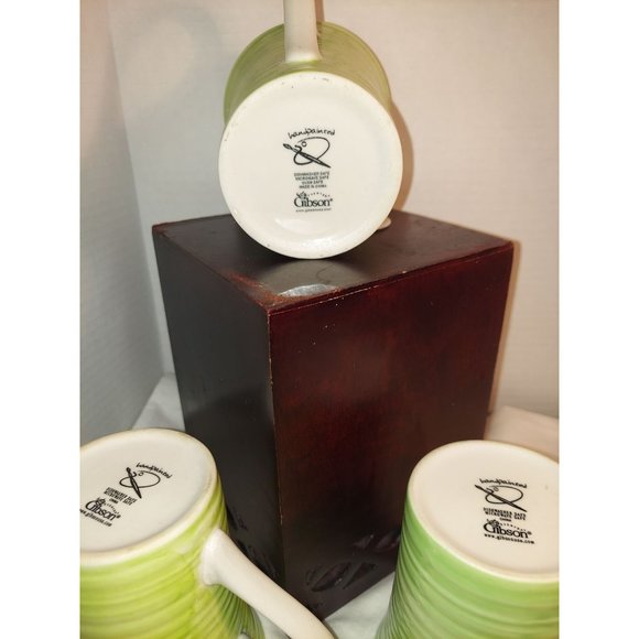 Gibson Hand Painted Mug Set of 3 - Picture 2 of 3